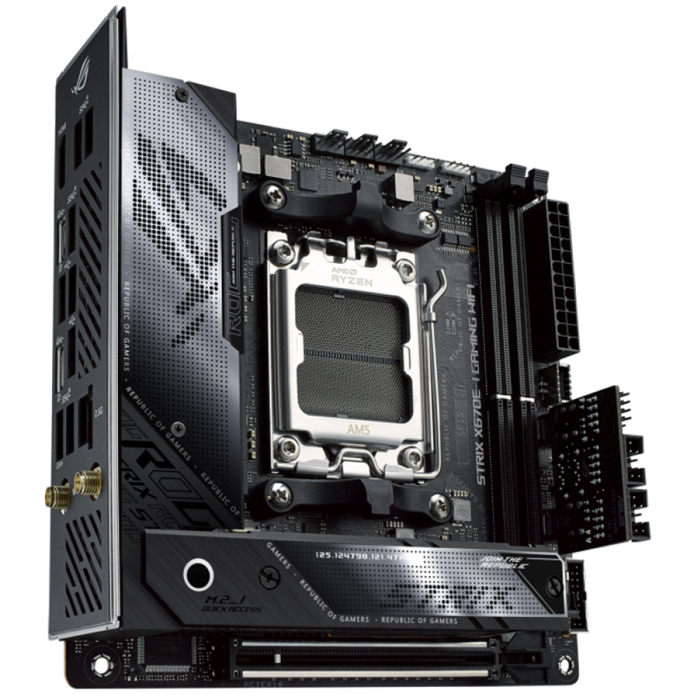 ASUS ROG STRIX X670E-I GAMING WiFi, AMD X670E-Mainboard - Sockel AM5
